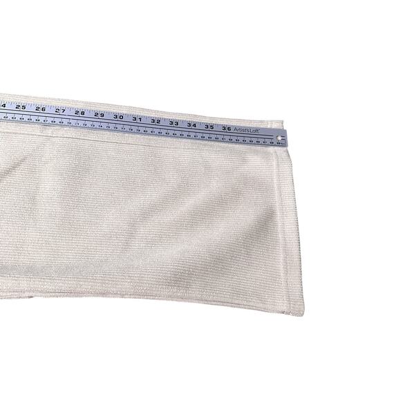 Halara Corduroy Pants Women’s Small Cream Beige Wide Leg Pull-On Lounge NWT New - Picture 9 of 11